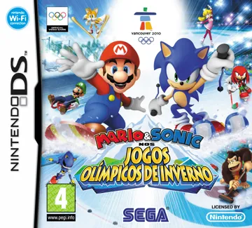 Mario & Sonic at Vancouver Olympic (Japan) box cover front